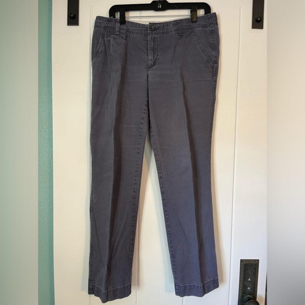 Eddie Bauer Blue Gray Heritage Wash Chino Pants